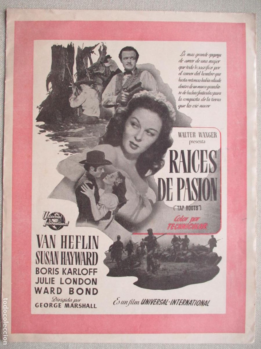 Cine: RAICES DE PASION. GUIA ORIGINAL ESTRENO. PEDIDO MINIMO EN GUIAS 10 EUROS.