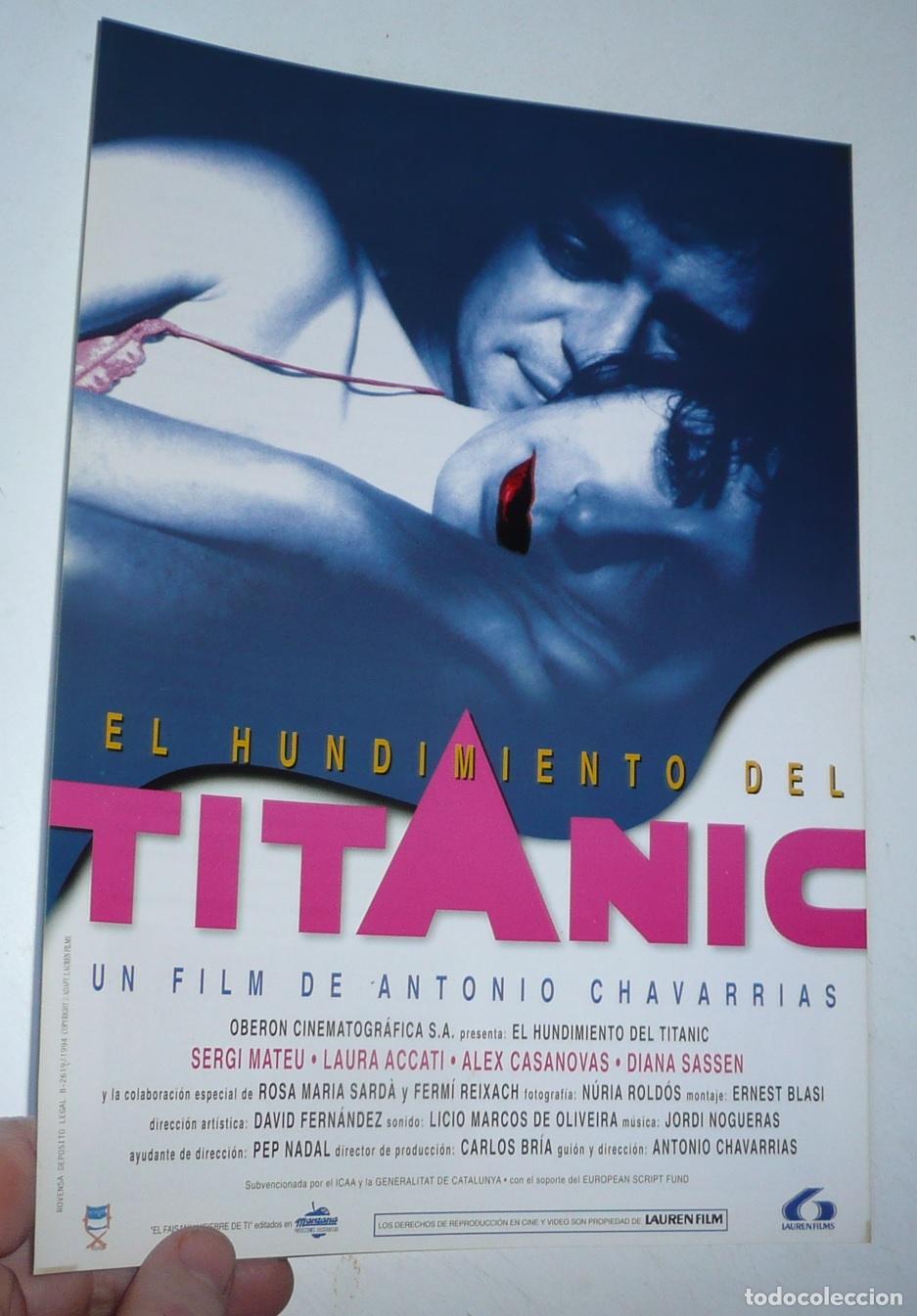Cine: El hundimiento del Titanic (Antonio Chavarr&iacute;as, 1993) Sergi Mateu, Laura Accati, &Agrave;lex Casanovas