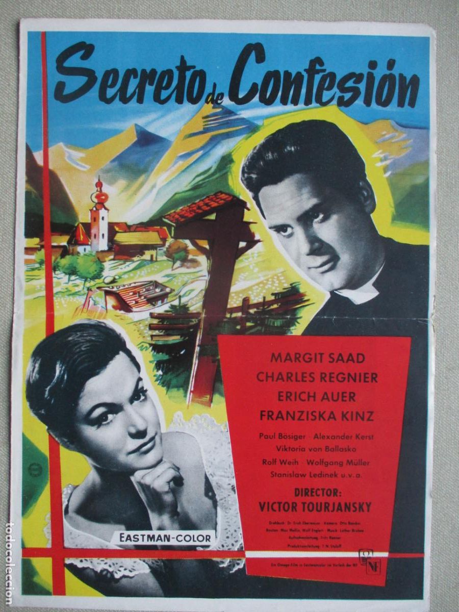 Cine: SECRETO DE CONFESION. GUIA ORIGINAL ESTRENO. PEDIDO MINIMO EN GUIAS 10 EUROS.
