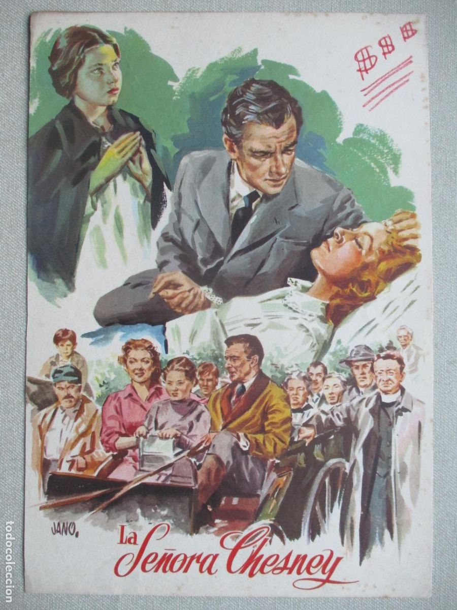 Cine: LA SE&Ntilde;ORA CHESNEY. GUIA ORIGINAL ESTRENO. PEDIDO MINIMO EN GUIAS 10 EUROS.