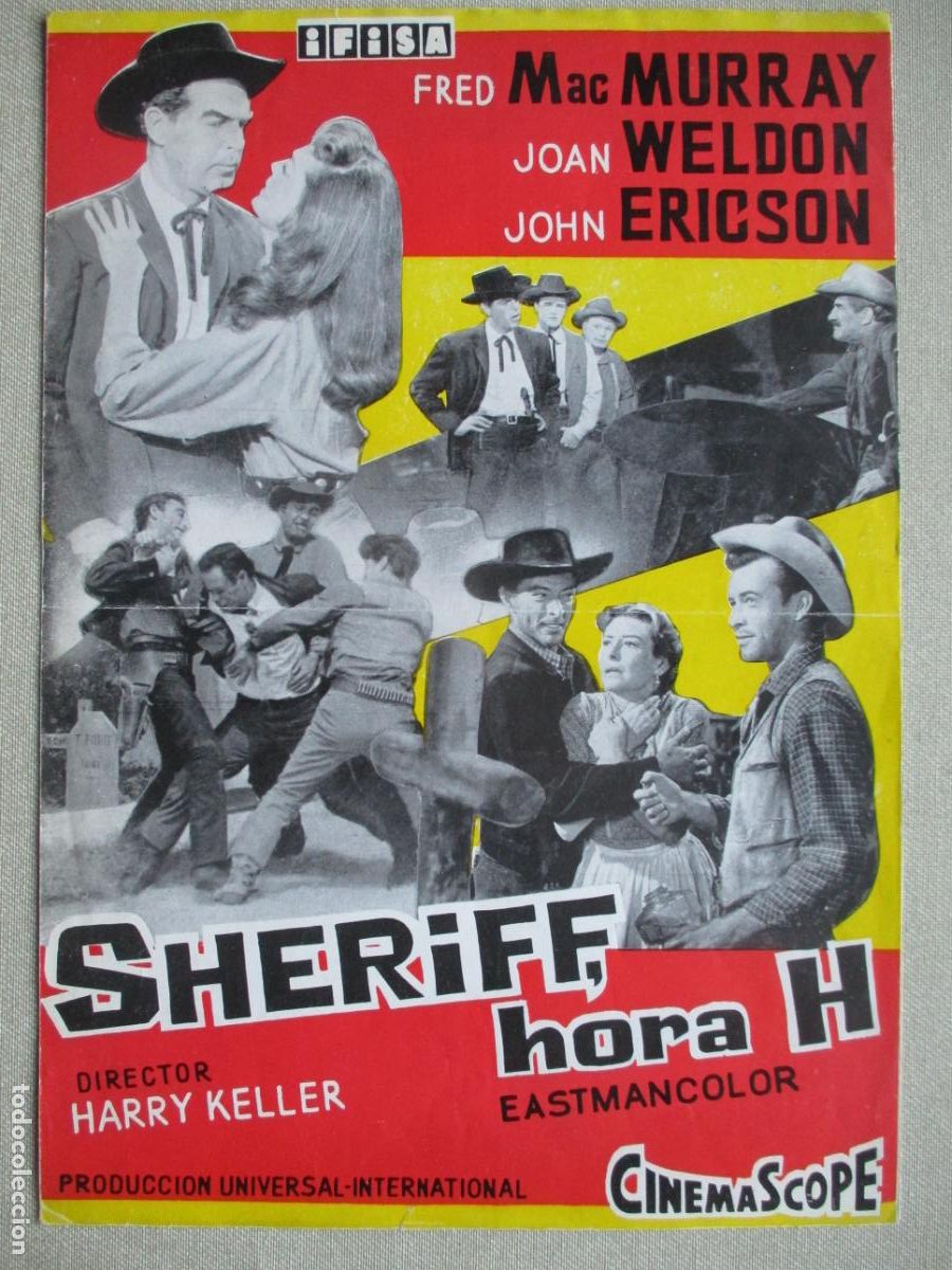 Cine: SHERIFF, HORA H. GUIA ORIGINAL ESTRENO. PEDIDO MINIMO EN GUIAS 10 EUROS.