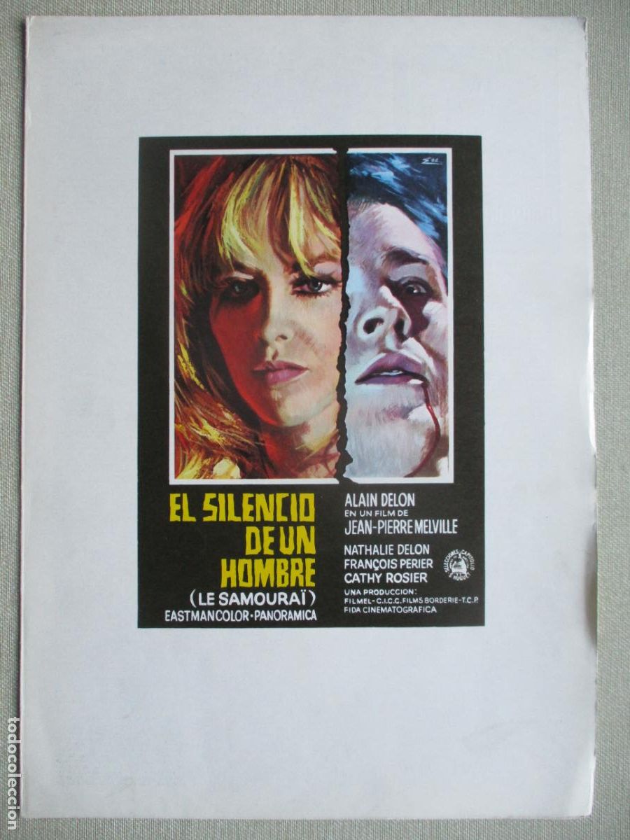 Cine: EL SILENCIO DE UN HOMBRE. GUIA ORIGINAL ESTRENO. PEDIDO MINIMO EN GUIAS 10 EUROS.