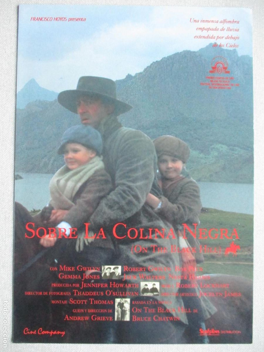 Cine: SOBRE LA COLINA NEGRA. GUIA ORIGINAL ESTRENO. PEDIDO MINIMO EN GUIAS 10 EUROS.