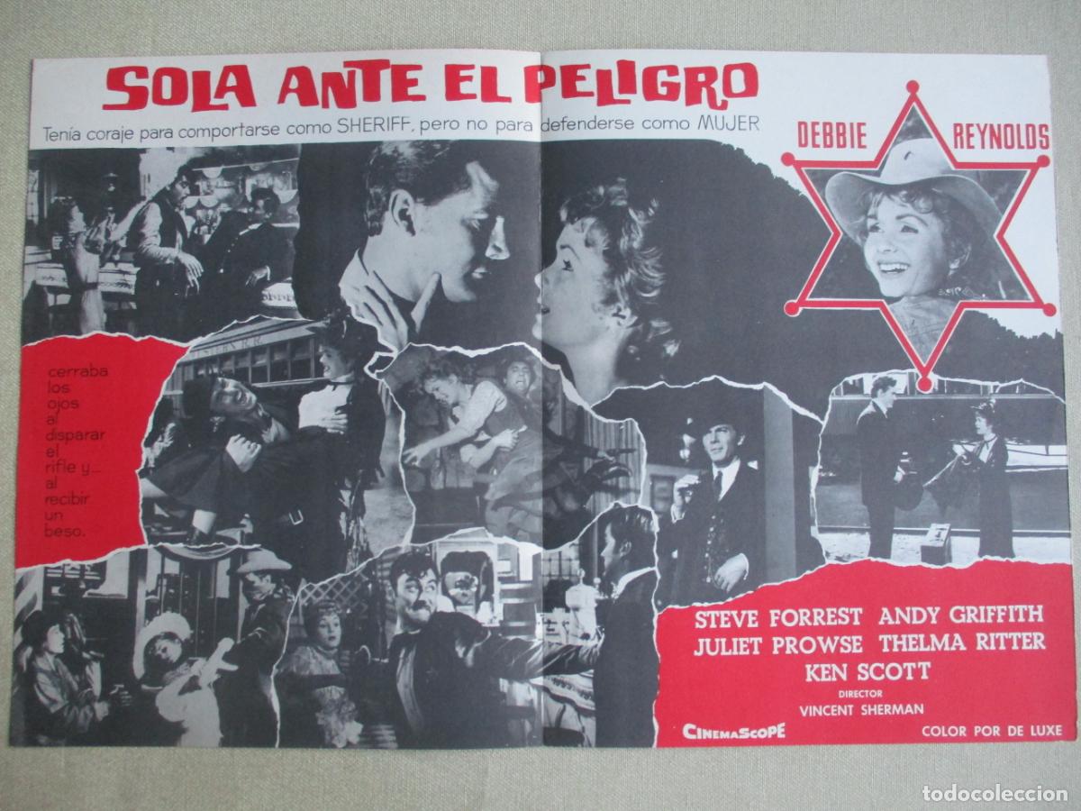 Cine: SOLA ANTE EL PELIGRO. GUIA ORIGINAL ESTRENO. PEDIDO MINIMO EN GUIAS 10 EUROS.