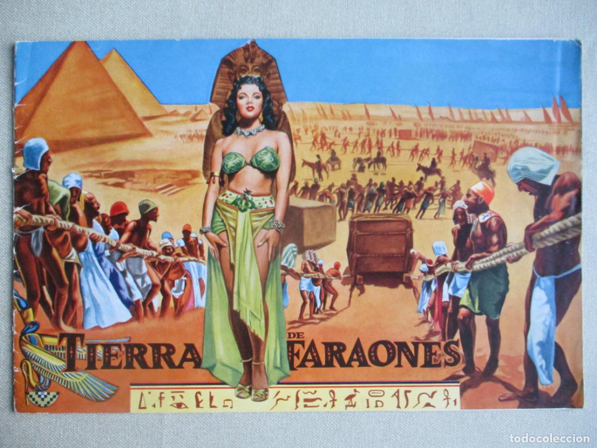 Cine: TIERRA DE FARAONES. GUIA ORIGINAL ESTRENO. PEDIDO MINIMO EN GUIAS 10 EUROS.