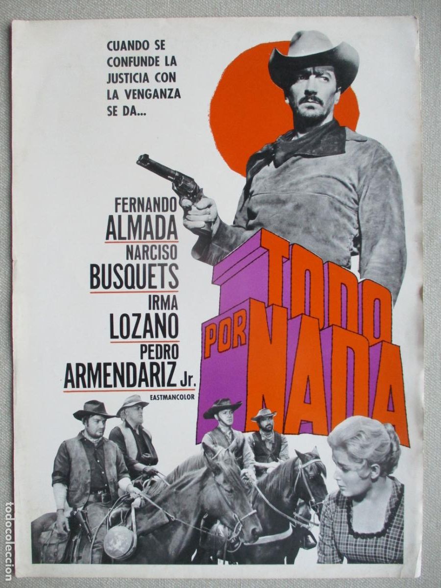 Cine: TODO POR NADA. GUIA ORIGINAL ESTRENO. PEDIDO MINIMO EN GUIAS 10 EUROS.