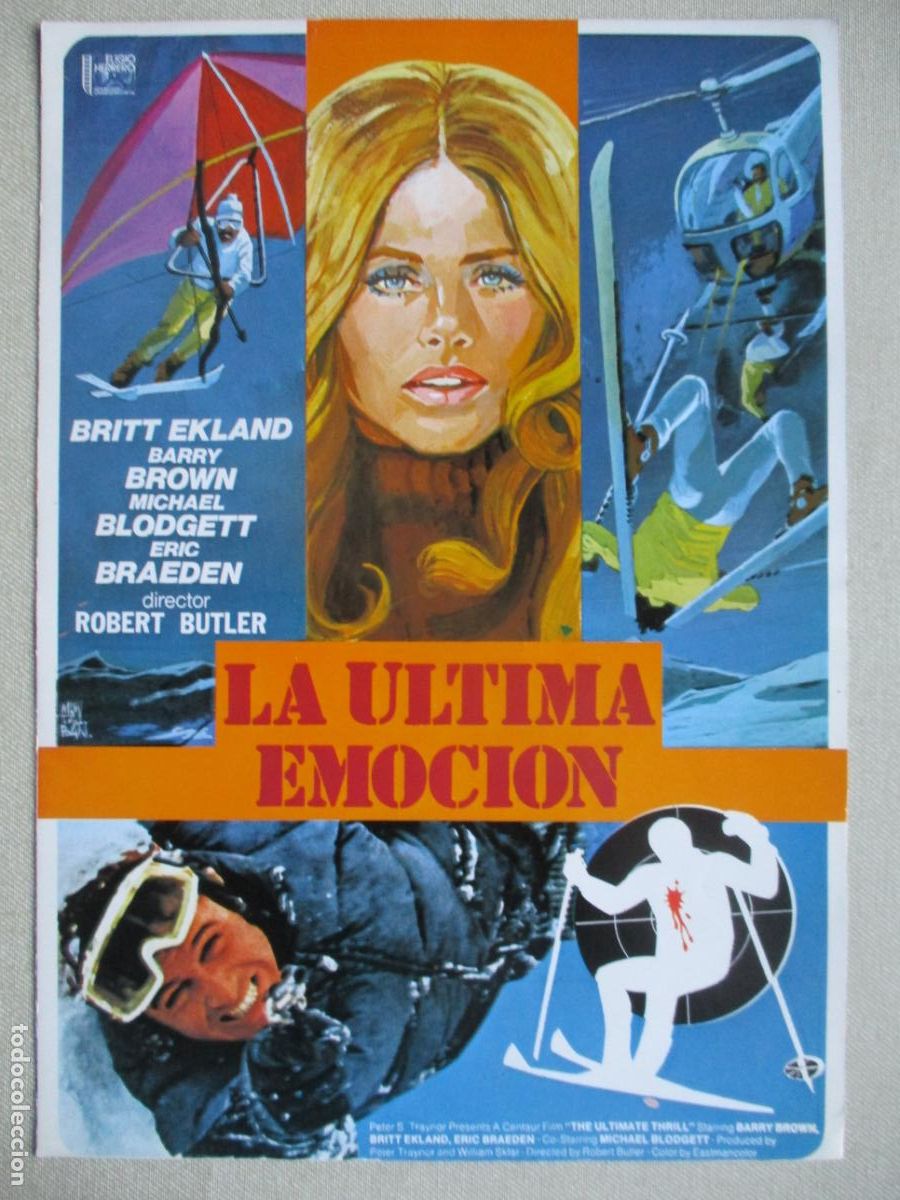 Cine: LA ULTIMA EMOCION. GUIA ORIGINAL ESTRENO. PEDIDO MINIMO EN GUIAS 10 EUROS.