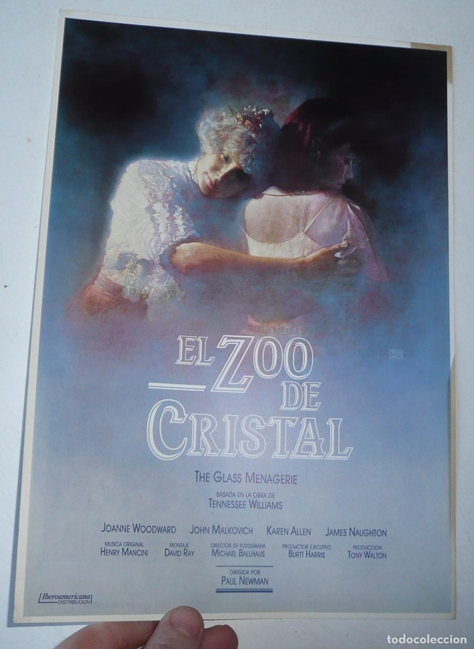 Cine: El zoo de cristal (Paul Newman, 1987) Gu&iacute;a de cine. Joanne Woodward, John Malkovich, Karen Allen