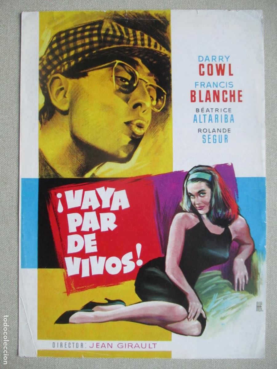 Cinema: &iexcl;VAYA PAR DE VIVOS!. GUIA ORIGINAL ESTRENO. PEDIDO MINIMO EN GUIAS 10 EUROS.