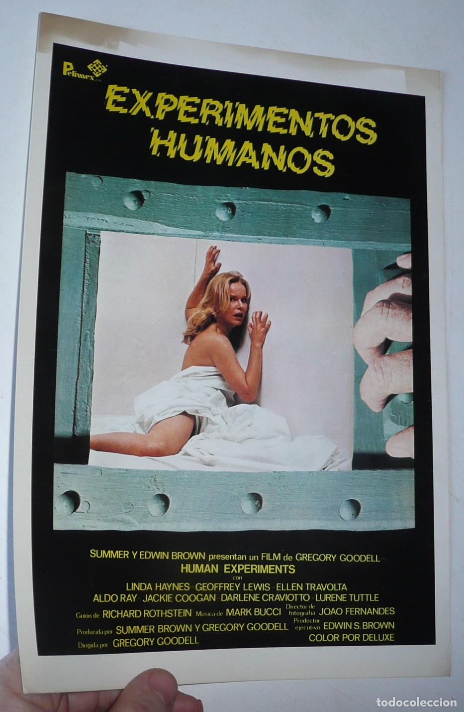 Cinema: Experimentos humanos (Gregory Goodell, 1979) Linda Haynes, Geoffrey Lewis, Ellen Travolta