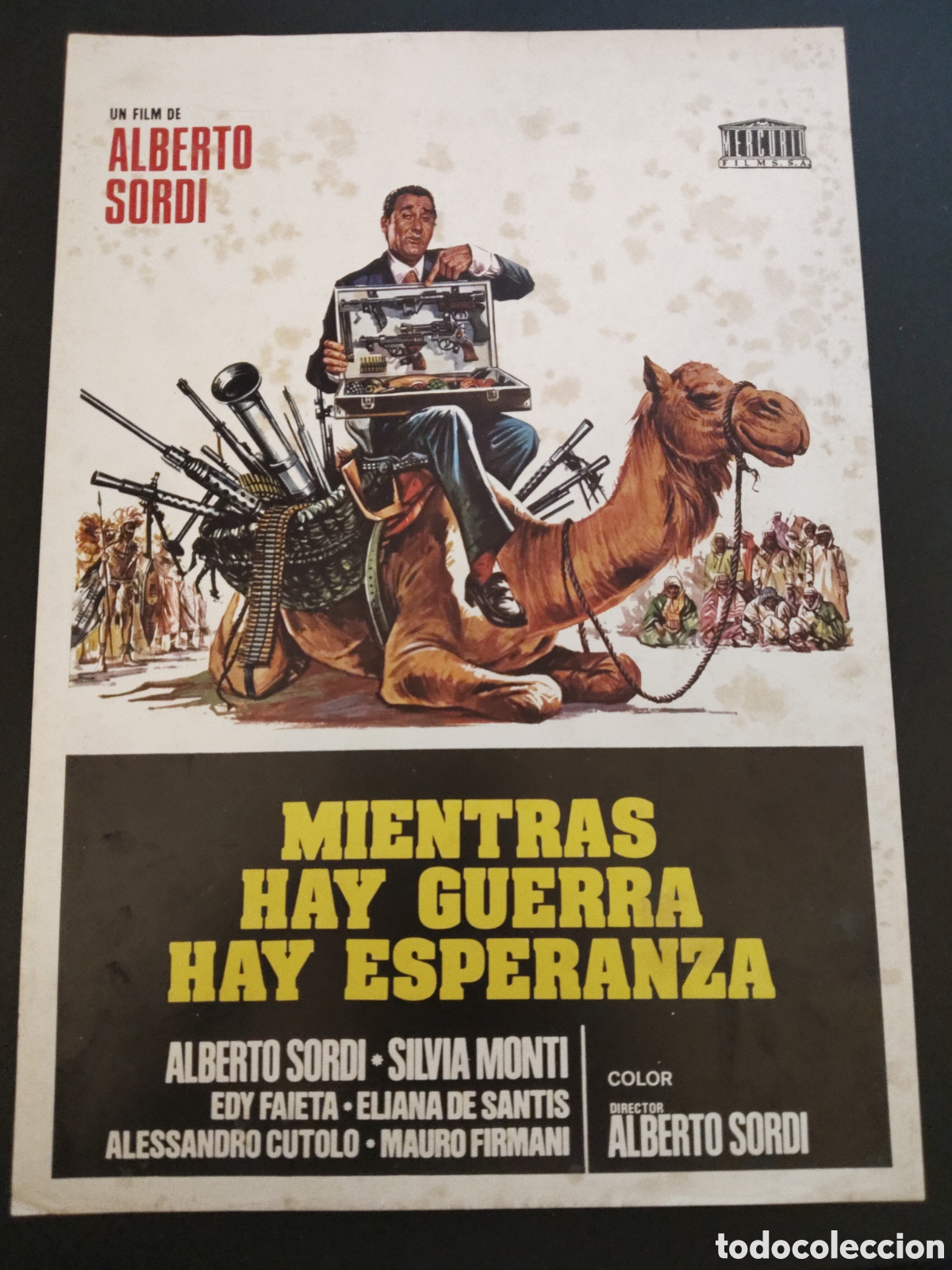 Cine: MIENTRAS HAY GUERRA HAY ESPERANZA - ALBERTO SORDI - GUIA DE CINE ORIGINAL