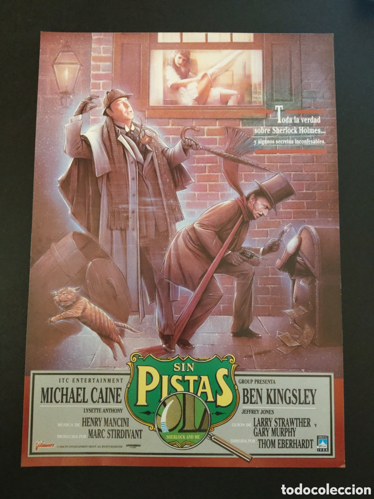 Cine: SIN PISTAS - SHERLOCK HOLMES - MICHAEL CAINE - BEN KINGSLEY - GUIA DE CINE ORIGINAL