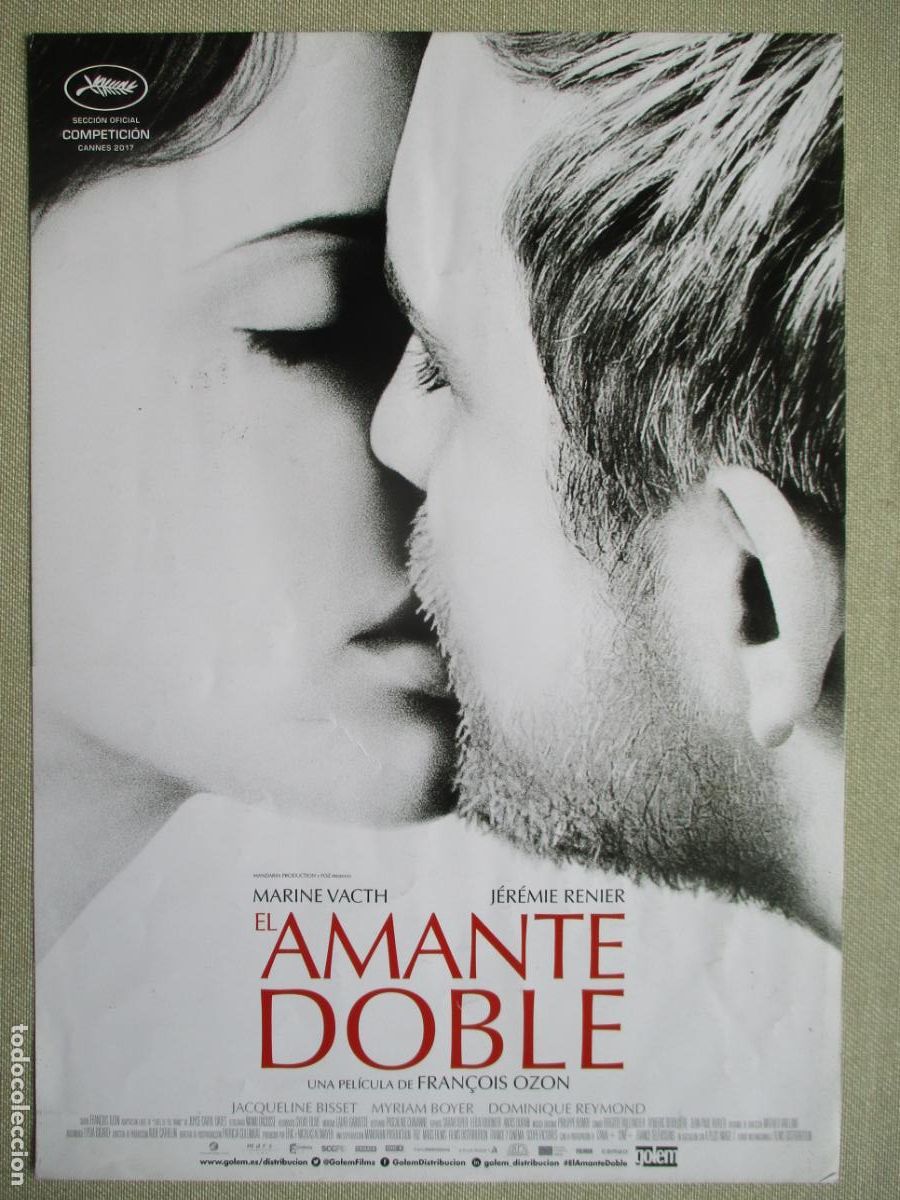 Cinema: EL AMANTE DOBLE. GUIA ORIGINAL ESTRENO. PEDIDO MINIMO EN GUIAS 10 EUROS.