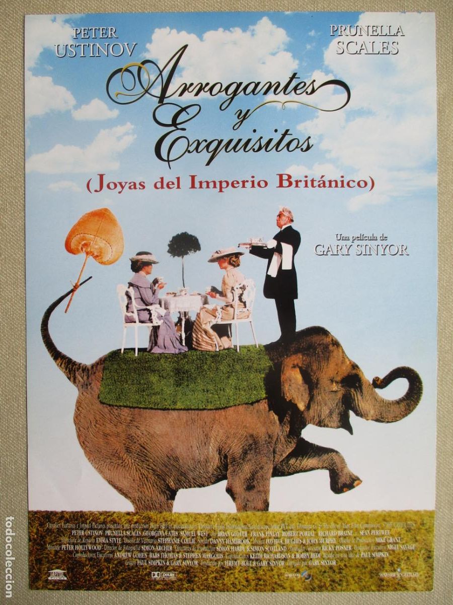 Cine: ARROGANTES Y EXQUISITOS. GUIA ORIGINAL ESTRENO. PEDIDO MINIMO EN GUIAS 10 EUROS.