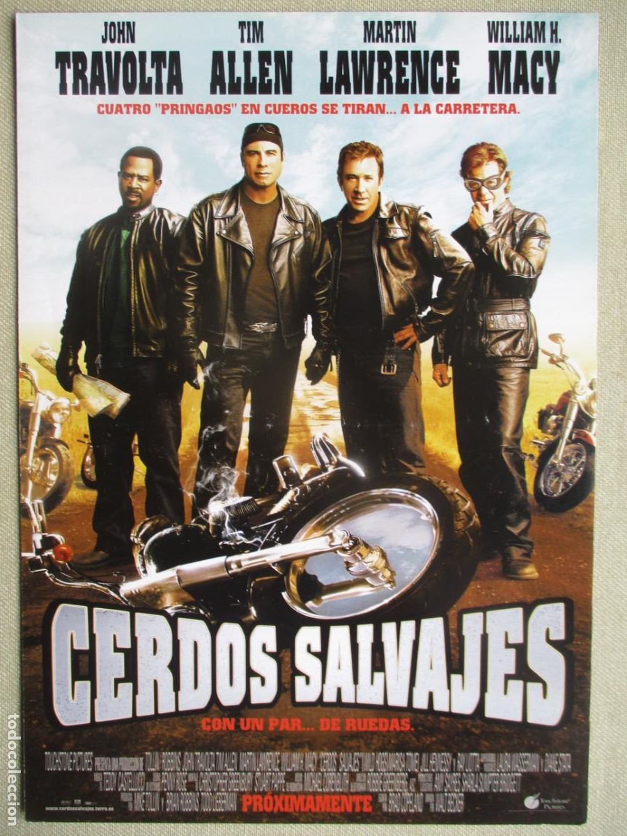 Cine: CERDOS SALVAJES. GUIA ORIGINAL ESTRENO. PEDIDO MINIMO EN GUIAS 10 EUROS.