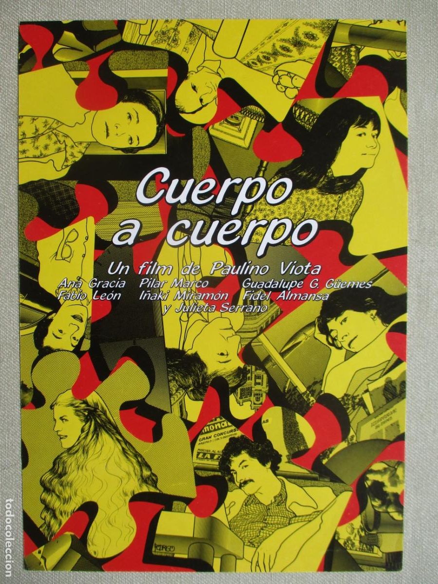 Cine: CUERPO A CUERPO. GUIA ORIGINAL ESTRENO. PEDIDO MINIMO EN GUIAS 10 EUROS.