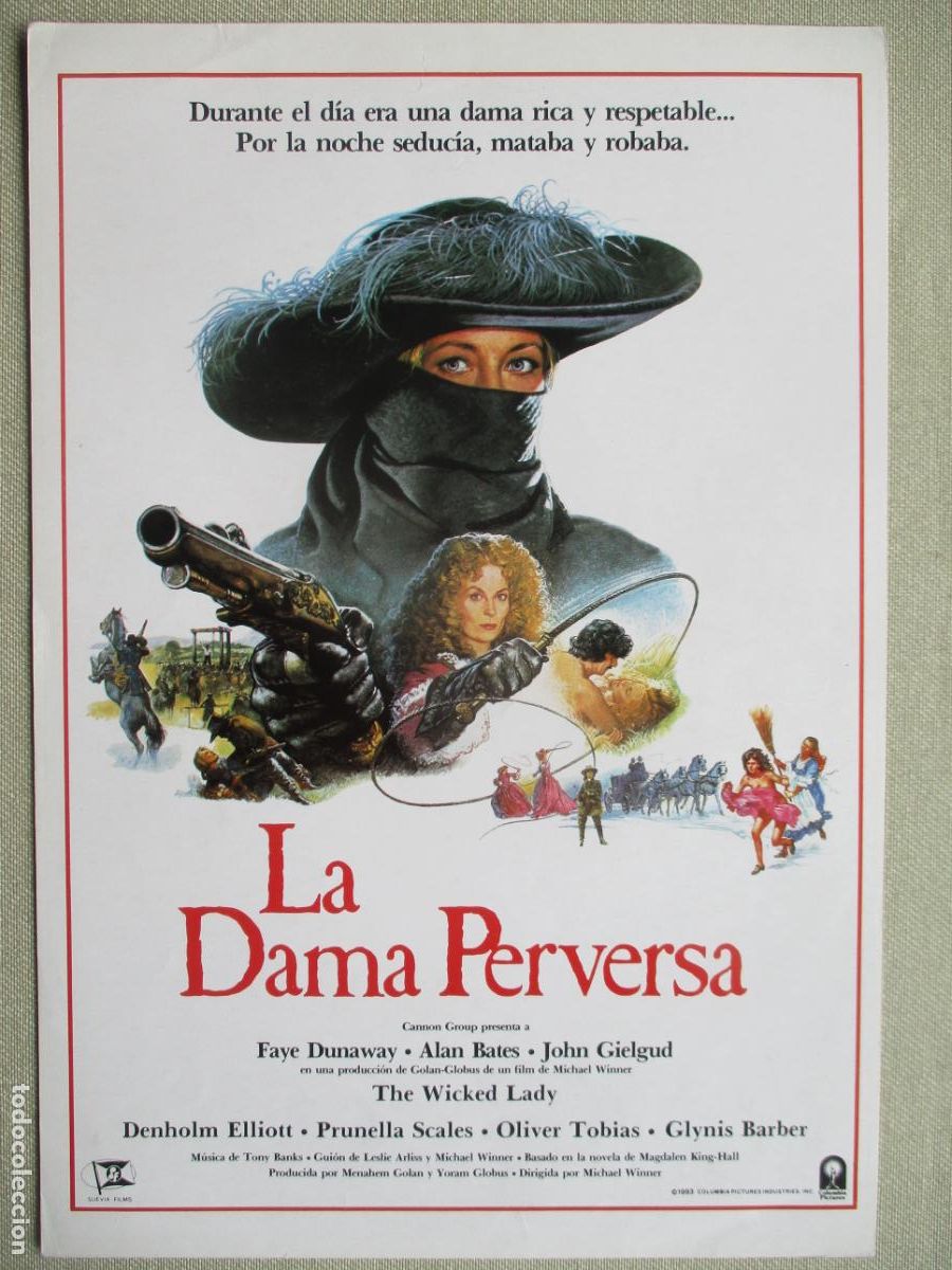 Cine: LA DAMA PERVERSA. GUIA ORIGINAL ESTRENO. PEDIDO MINIMO EN GUIAS 10 EUROS.