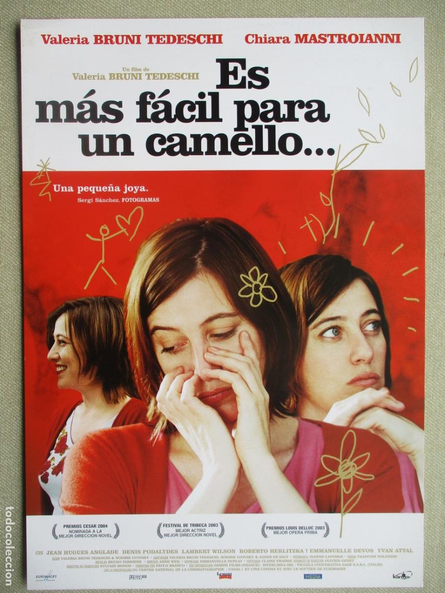 Cine: ES MAS FACIL PARA UN CAMELLO. GUIA ORIGINAL ESTRENO. PEDIDO MINIMO EN GUIAS 10 EUROS.