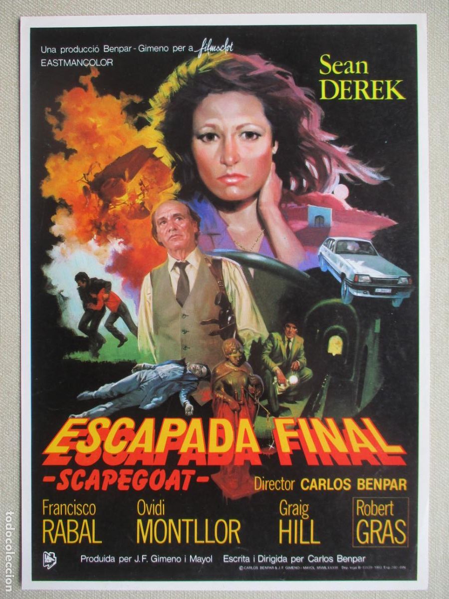 Cine: ESCAPADA FINAL. GUIA ORIGINAL ESTRENO. PEDIDO MINIMO EN GUIAS 10 EUROS.