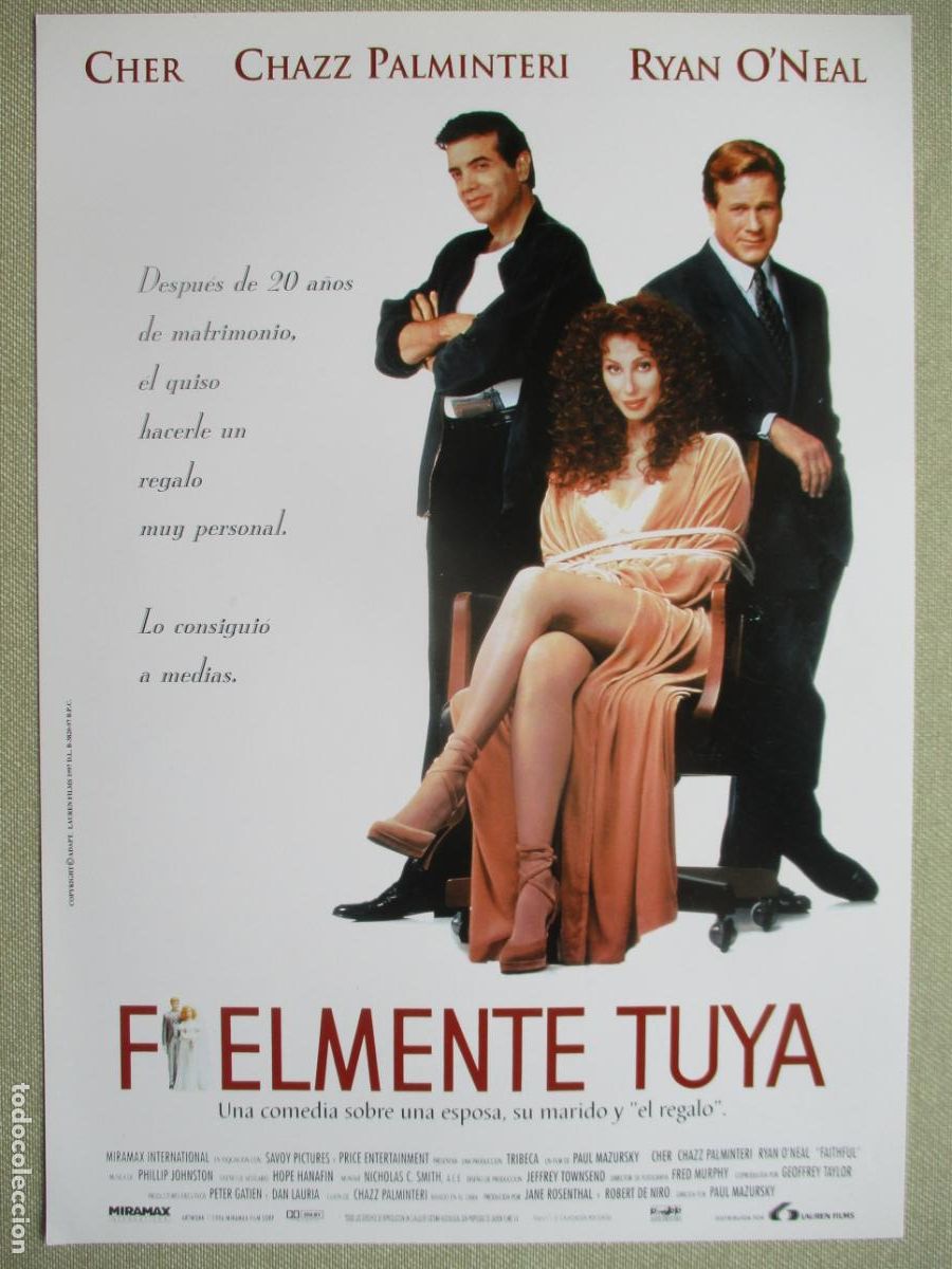 Cine: FIELMENTE TUYA. GUIA ORIGINAL ESTRENO. PEDIDO MINIMO EN GUIAS 10 EUROS.