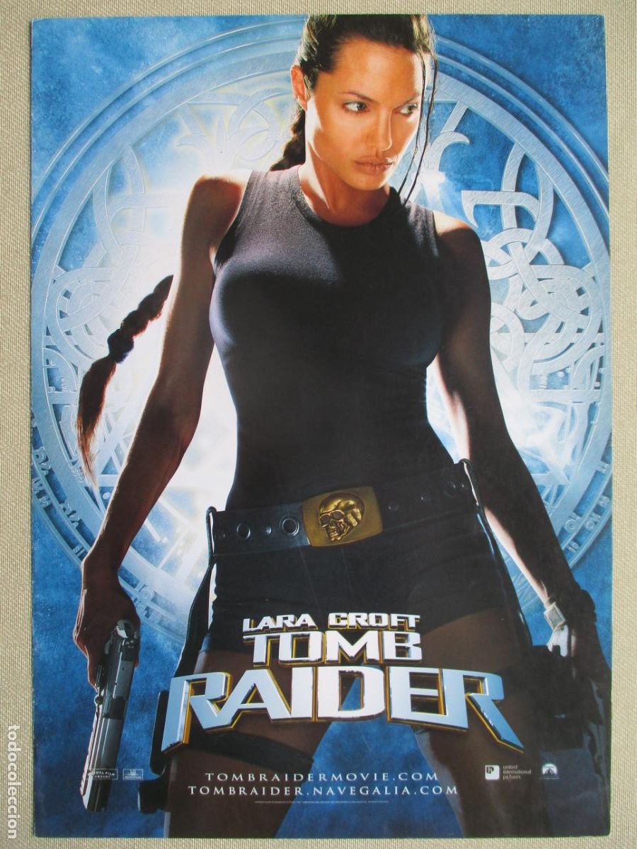Cine: LARA CROFT TOMB RAIDER. GUIA ORIGINAL ESTRENO. PEDIDO MINIMO EN GUIAS 10 EUROS.