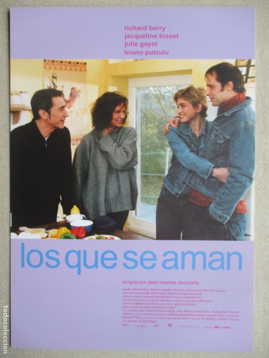 Cine: LOS QUE SE AMAN. GUIA ORIGINAL ESTRENO. PEDIDO MINIMO EN GUIAS 10 EUROS.