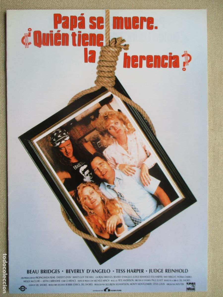 Cine: PAPA SE MUERE. &iquest;QUIEN TIENE LA HERENCIA?. GUIA ORIGINAL ESTRENO. PEDIDO MINIMO EN GUIAS 10 EUROS.