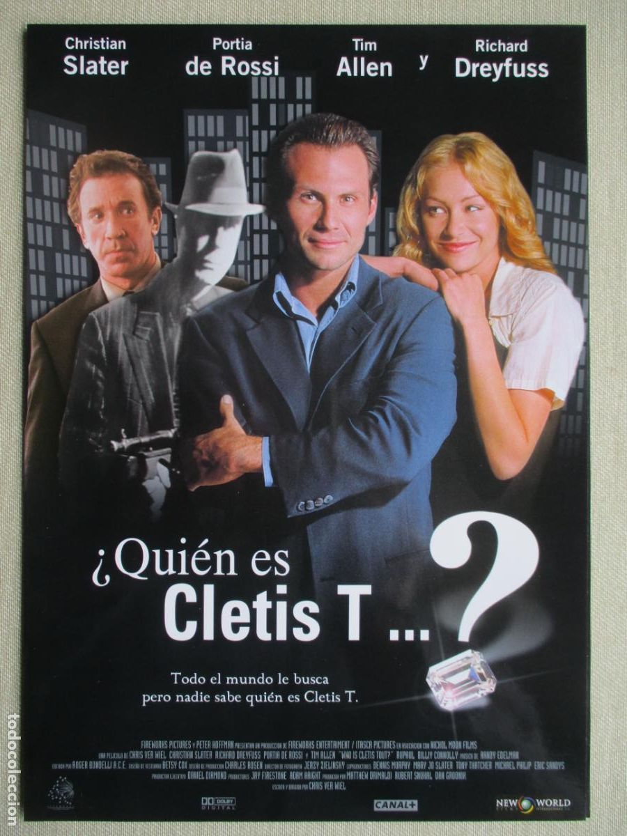 Cine: &iquest;QUIEN ES CLETIS T...?. GUIA ORIGINAL ESTRENO. PEDIDO MINIMO EN GUIAS 10 EUROS.