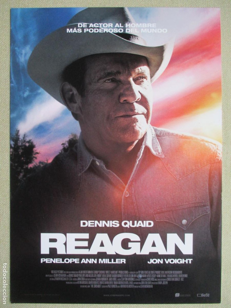 Cine: REAGAN. GUIA ORIGINAL ESTRENO. PEDIDO MINIMO EN GUIAS 10 EUROS.