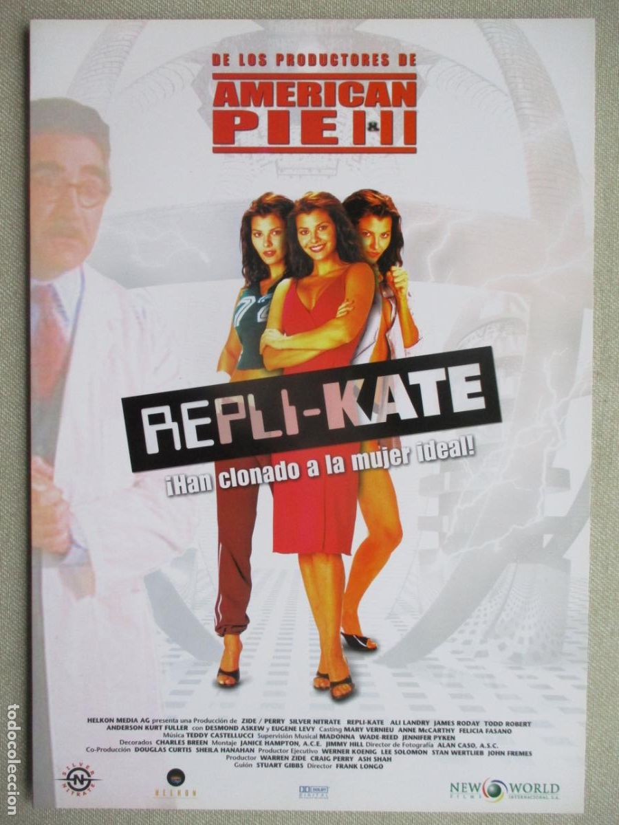 Cine: REPLI-KATE. GUIA ORIGINAL ESTRENO. PEDIDO MINIMO EN GUIAS 10 EUROS.