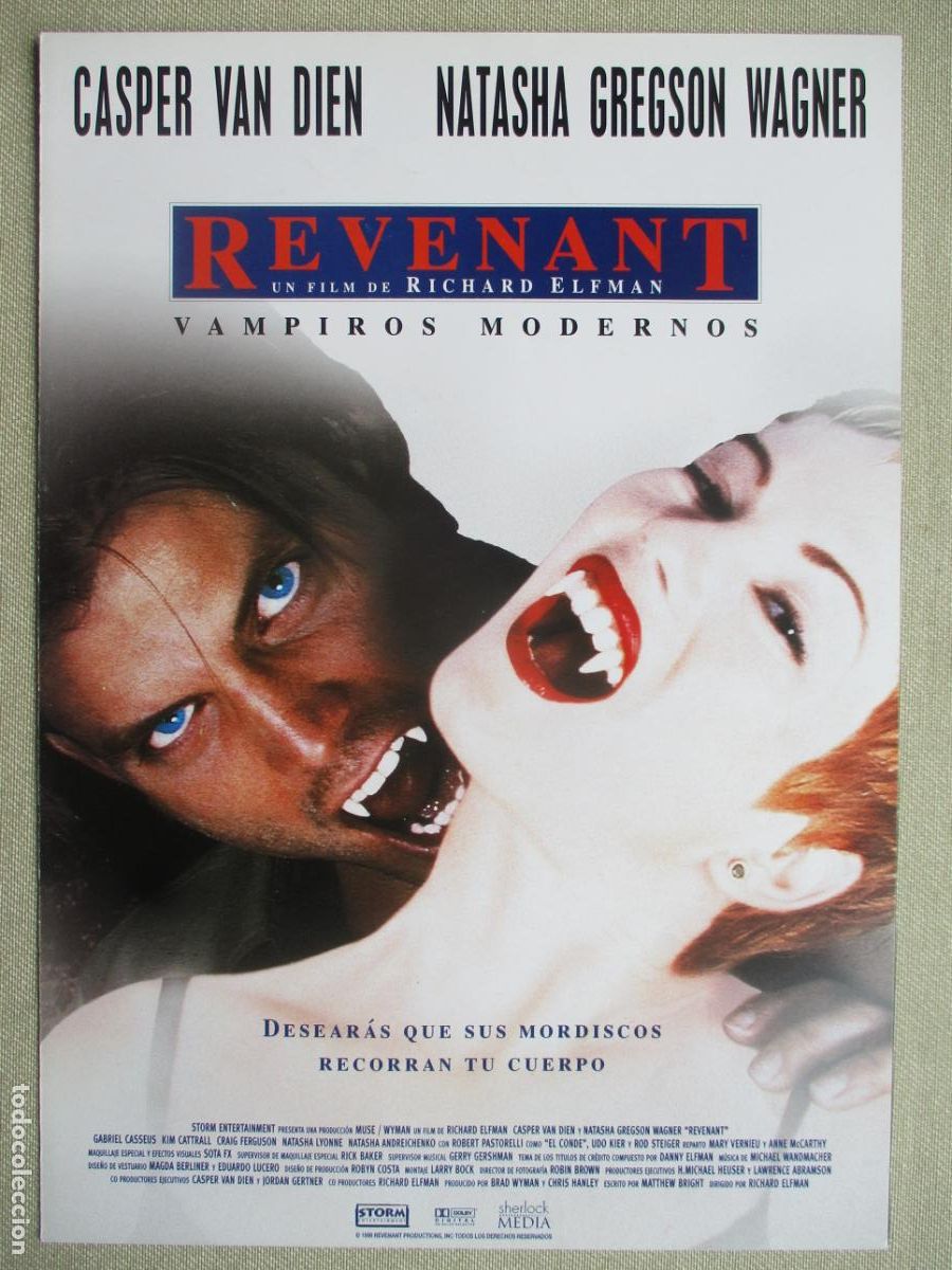 Cine: REVENANT. GUIA ORIGINAL ESTRENO. PEDIDO MINIMO EN GUIAS 10 EUROS.