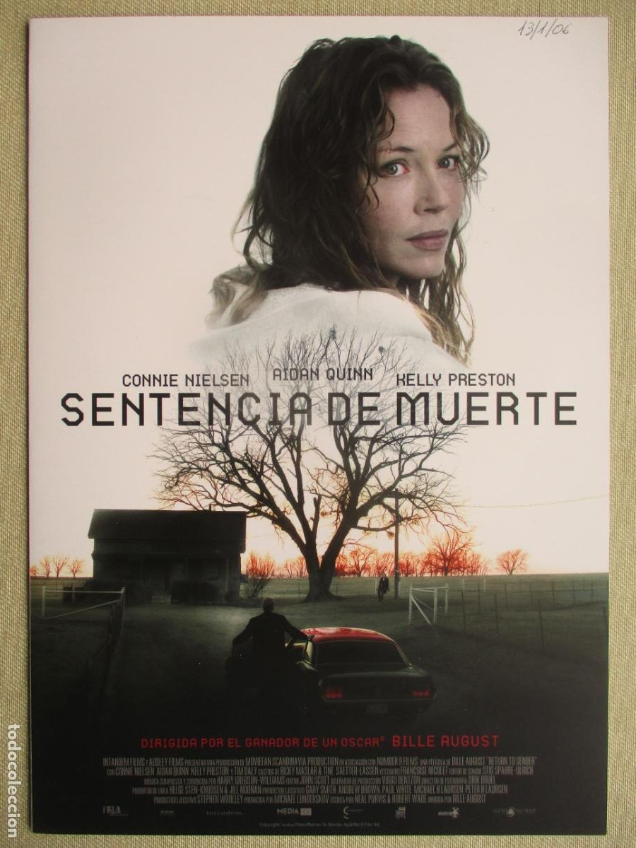 Cine: SENTENCIA DE MUERTE. GUIA ORIGINAL ESTRENO. PEDIDO MINIMO EN GUIAS 10 EUROS.