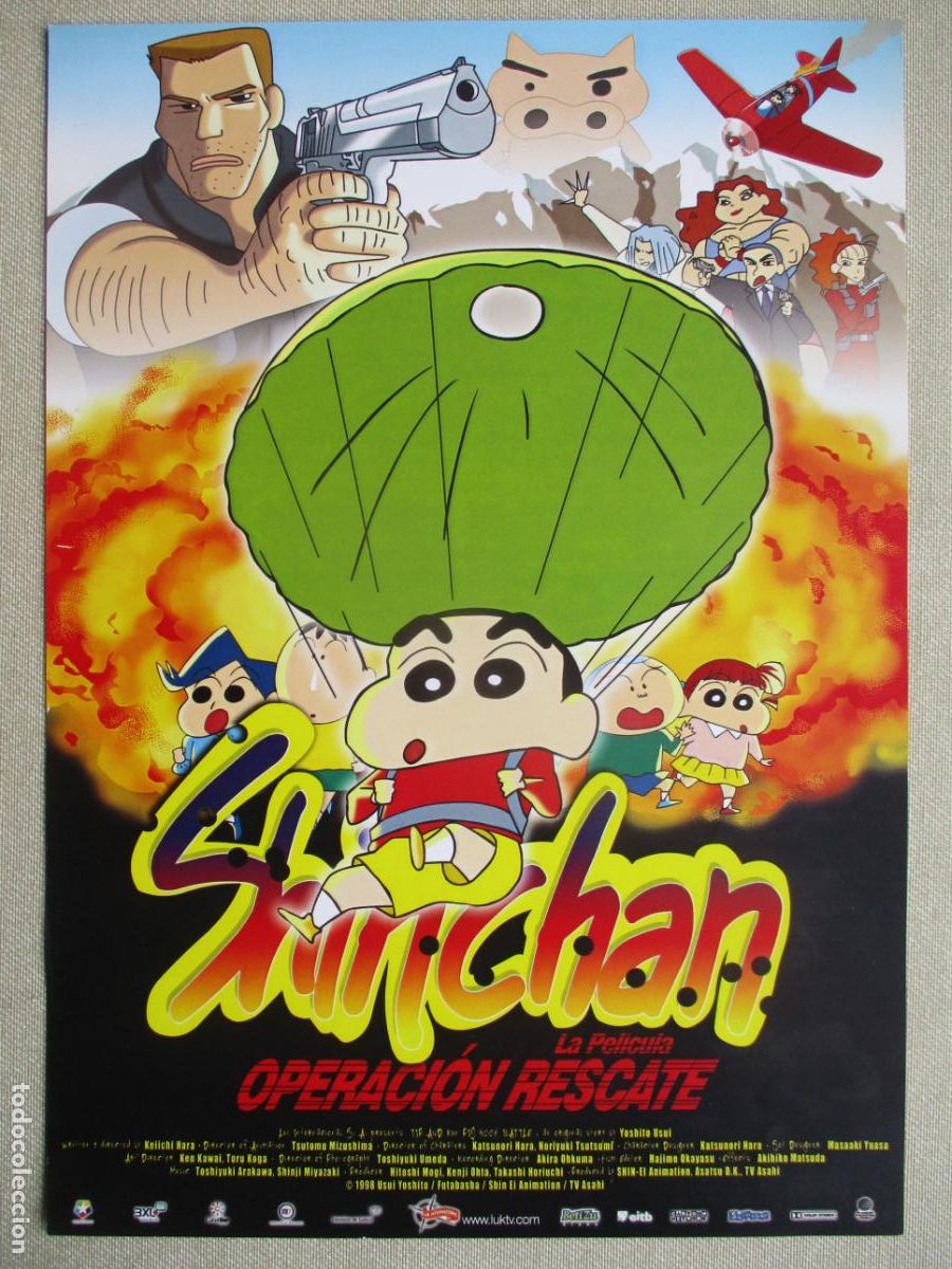 Cine: SHIN CHAN OPERACION RESCATE. GUIA ORIGINAL ESTRENO. PEDIDO MINIMO EN GUIAS 10 EUROS.