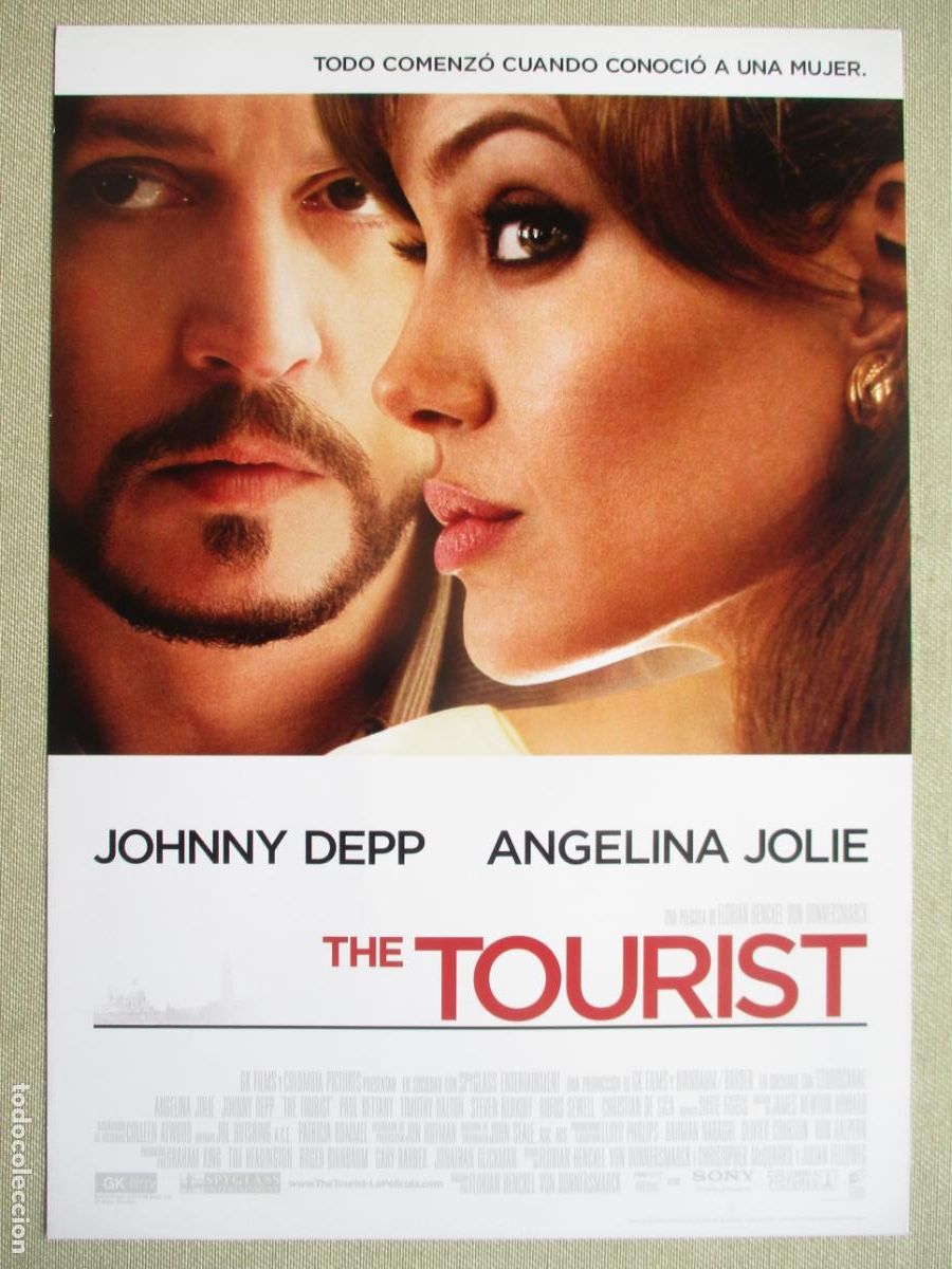 Cine: THE TOURIST. GUIA ORIGINAL ESTRENO. PEDIDO MINIMO EN GUIAS 10 EUROS.