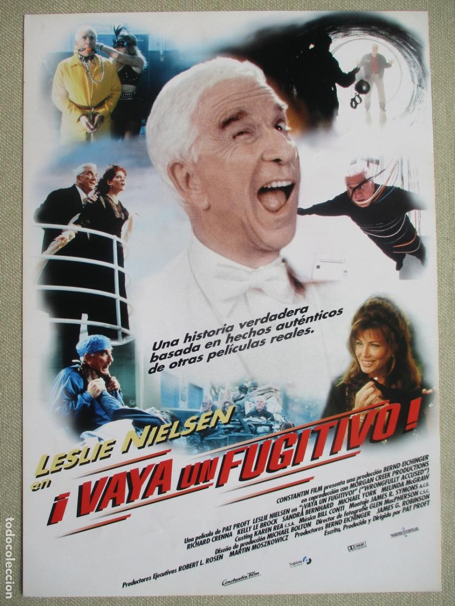 Cine: VAYA FUGITIVO. GUIA ORIGINAL ESTRENO. PEDIDO MINIMO EN GUIAS 10 EUROS.
