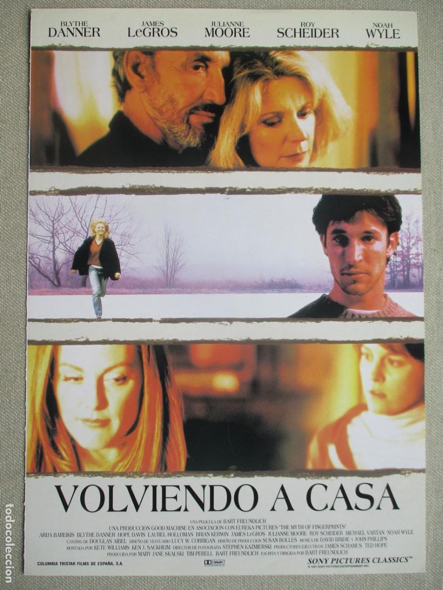Cine: VOLVIENDO A CASA. GUIA ORIGINAL ESTRENO. PEDIDO MINIMO EN GUIAS 10 EUROS.