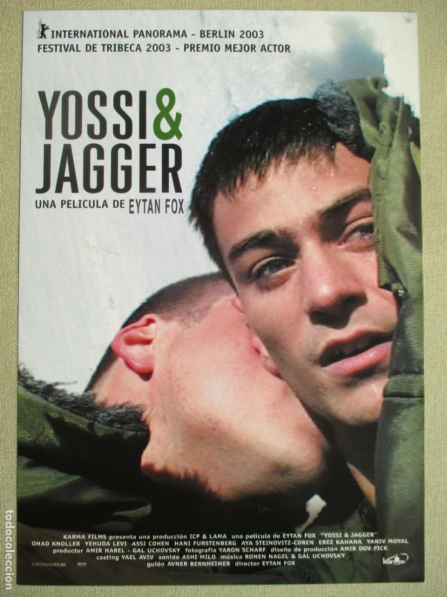 Cine: YOSSI & JAGGER. GUIA ORIGINAL ESTRENO. PEDIDO MINIMO EN GUIAS 10 EUROS.
