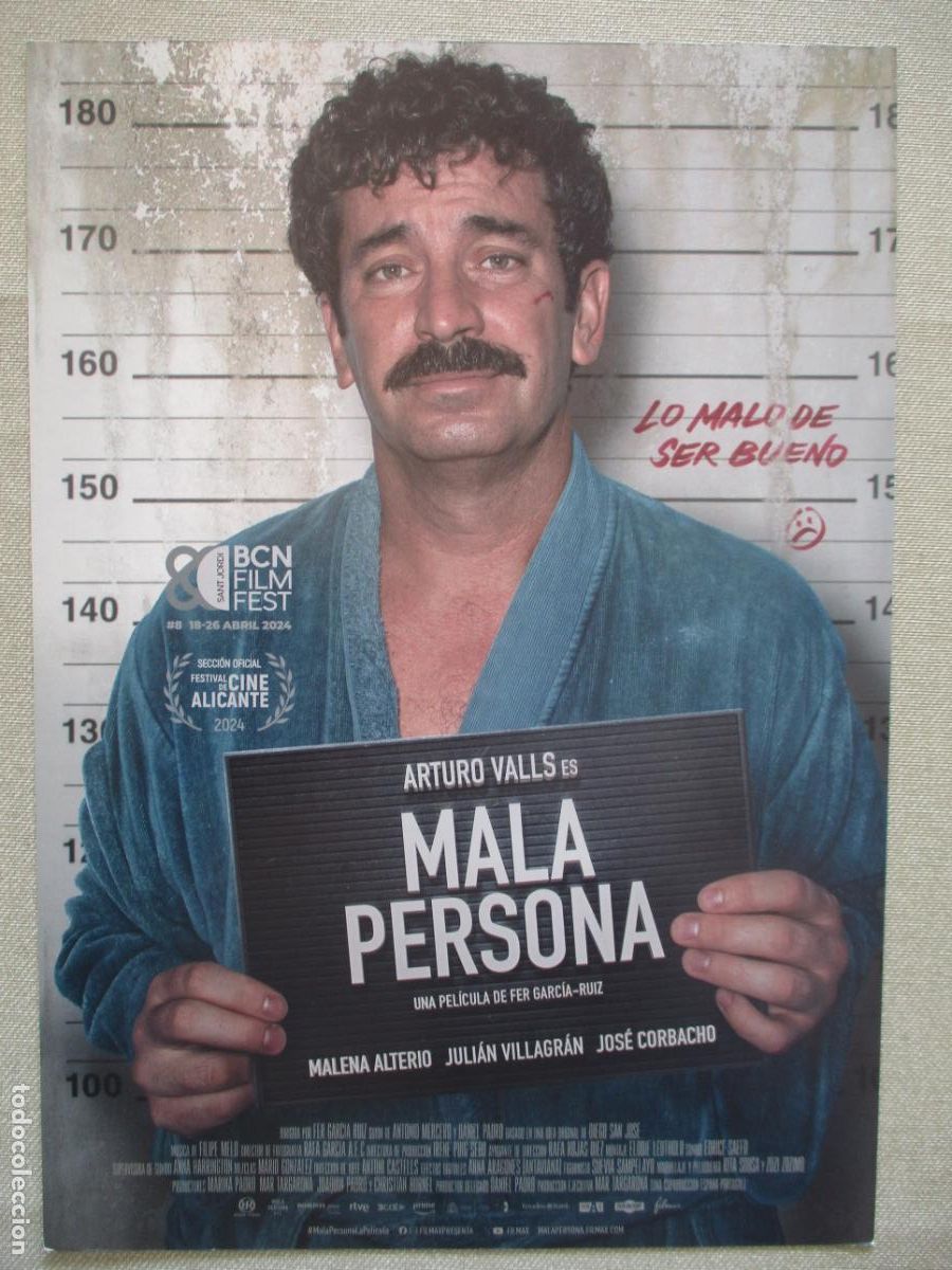 Cine: MALA PERSONA. GUIA ORIGINAL ESTRENO. PEDIDO MINIMO EN GUIAS 10 EUROS.