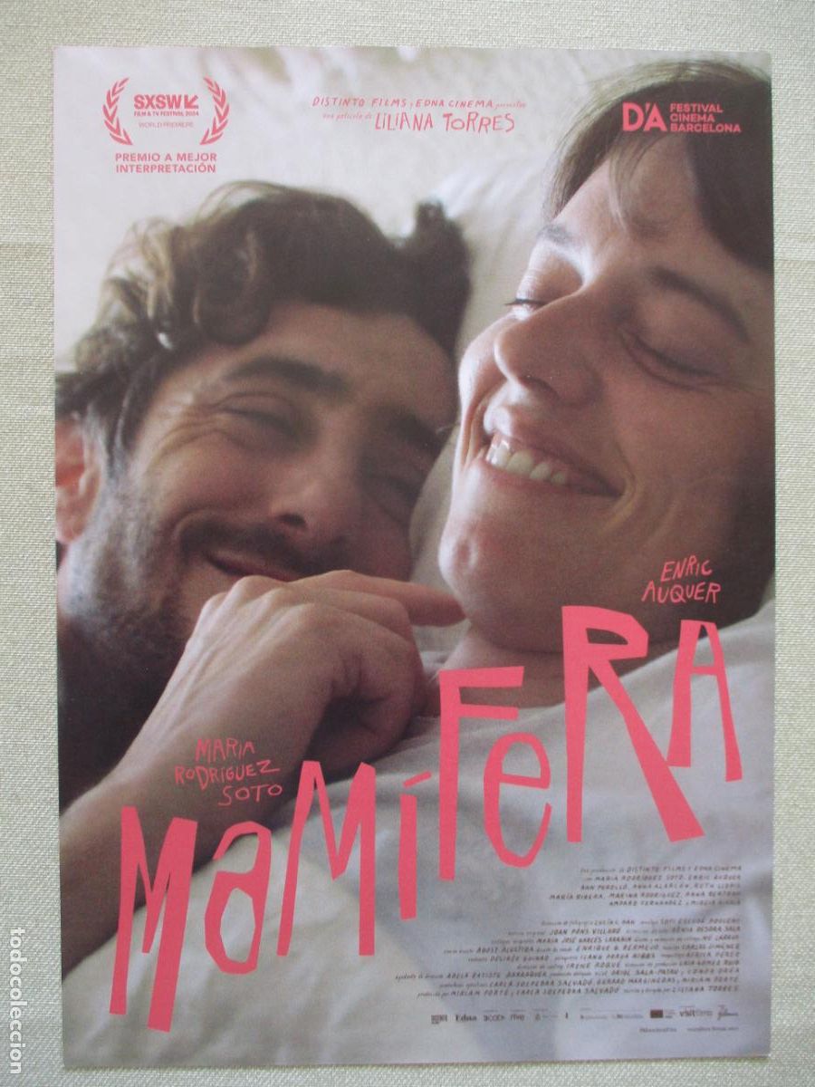 Cine: MAMIFERA. GUIA ORIGINAL ESTRENO. PEDIDO MINIMO EN GUIAS 10 EUROS.