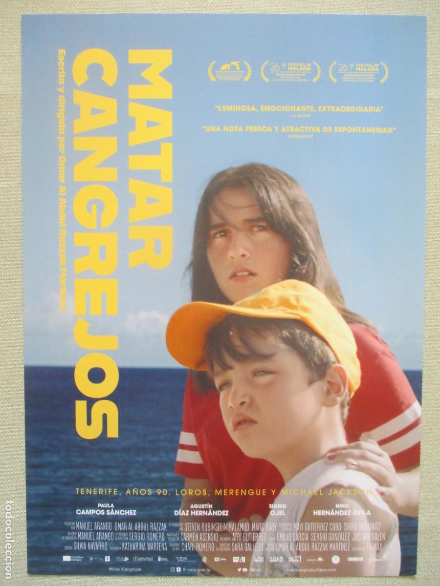 Cine: MATAR CANGREJOS. GUIA ORIGINAL ESTRENO. PEDIDO MINIMO EN GUIAS 10 EUROS.