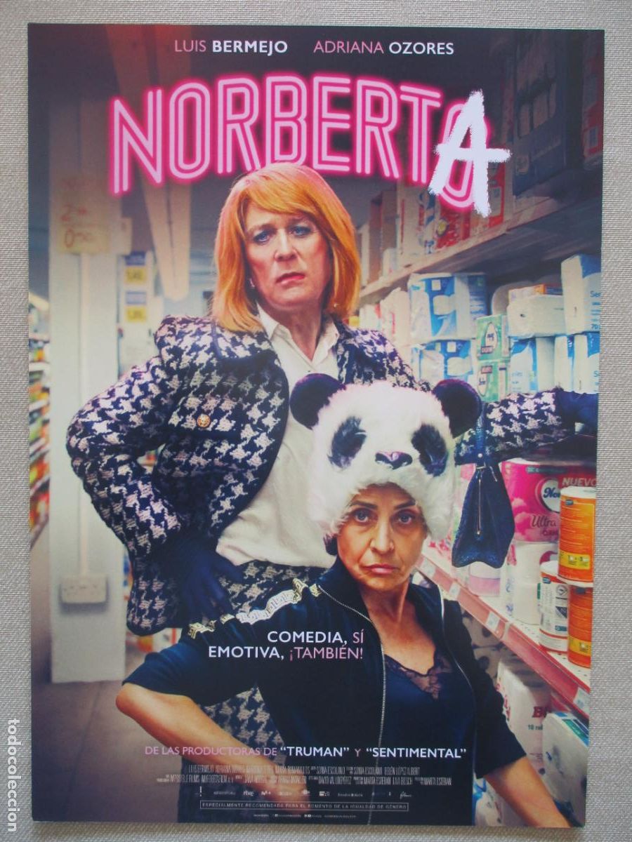 Cine: NORBERTA. GUIA ORIGINAL ESTRENO. PEDIDO MINIMO EN GUIAS 10 EUROS.