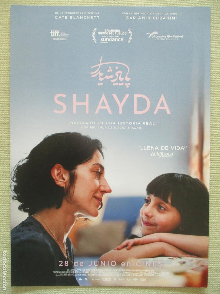 Cine: SHAYDA. GUIA ORIGINAL ESTRENO. PEDIDO MINIMO EN GUIAS 10 EUROS.