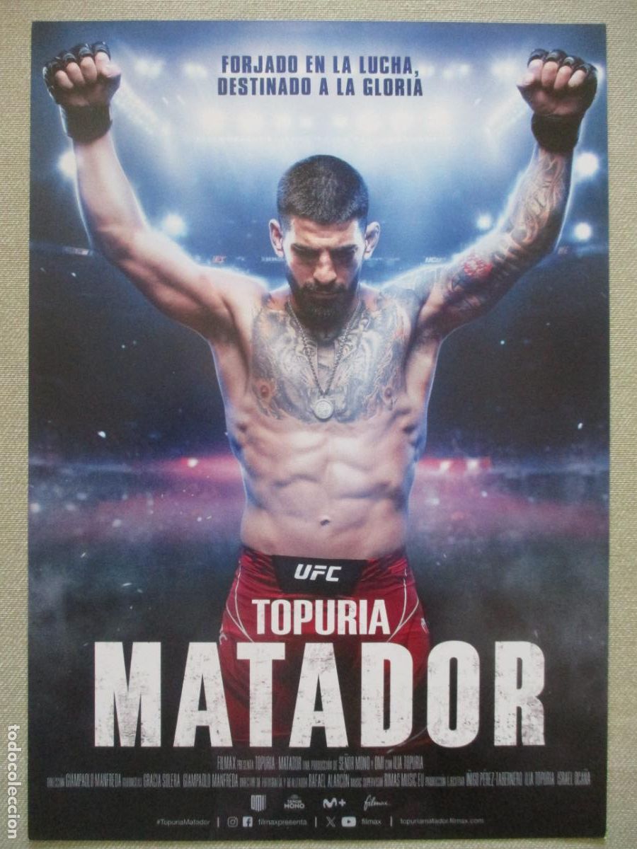 Cine: TOPURIA MATADOR. GUIA ORIGINAL ESTRENO. PEDIDO MINIMO EN GUIAS 10 EUROS.