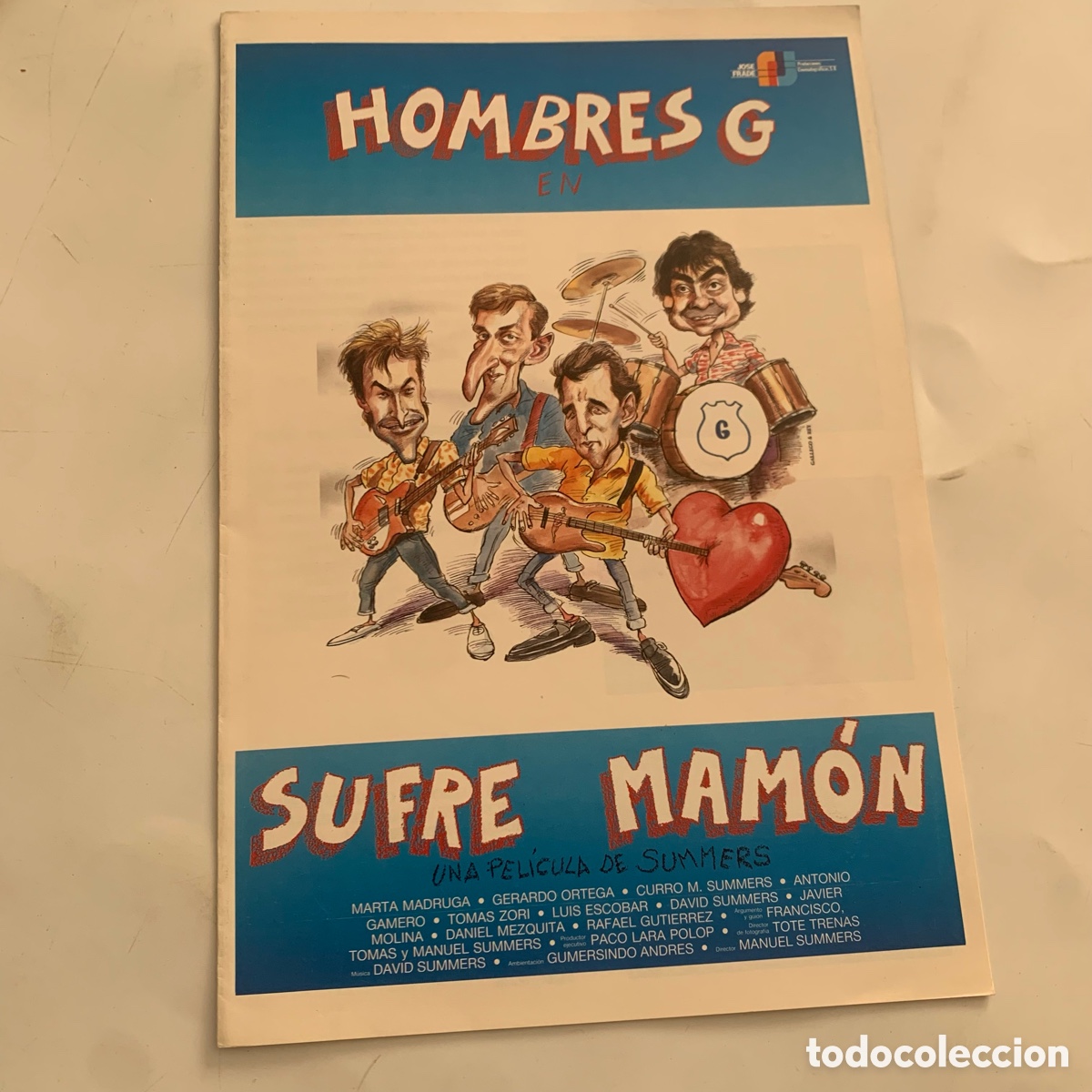 Cine: guia publicitaria pelicula estreno en cines sufre mamon hombres g de 1987