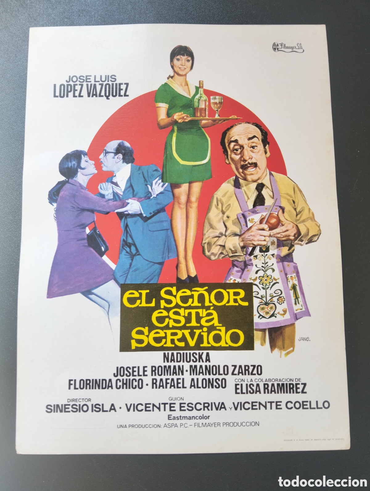 Cine: El se&ntilde;or est&aacute; servido Jos&eacute; Luis L&oacute;pez V&aacute;zquez - GUIA DE CINE ORIGINAL