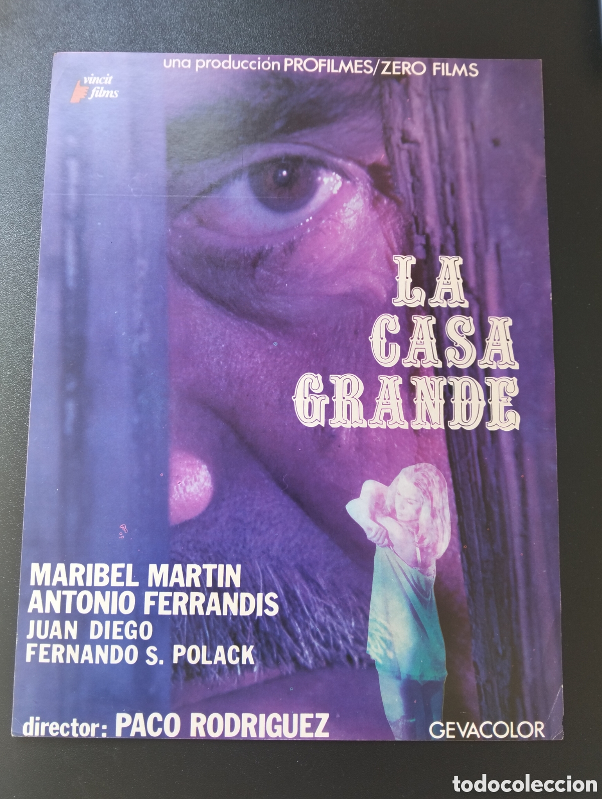 Cine: LA CASA GRANDE - MARIBEL MARTIN ANTONIO FERRANDIS - GUIA DE CINE ORIGINAL
