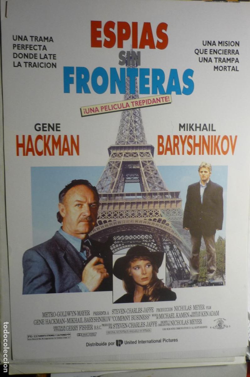 Cine: guia doble espias sin fronteras gene hackman