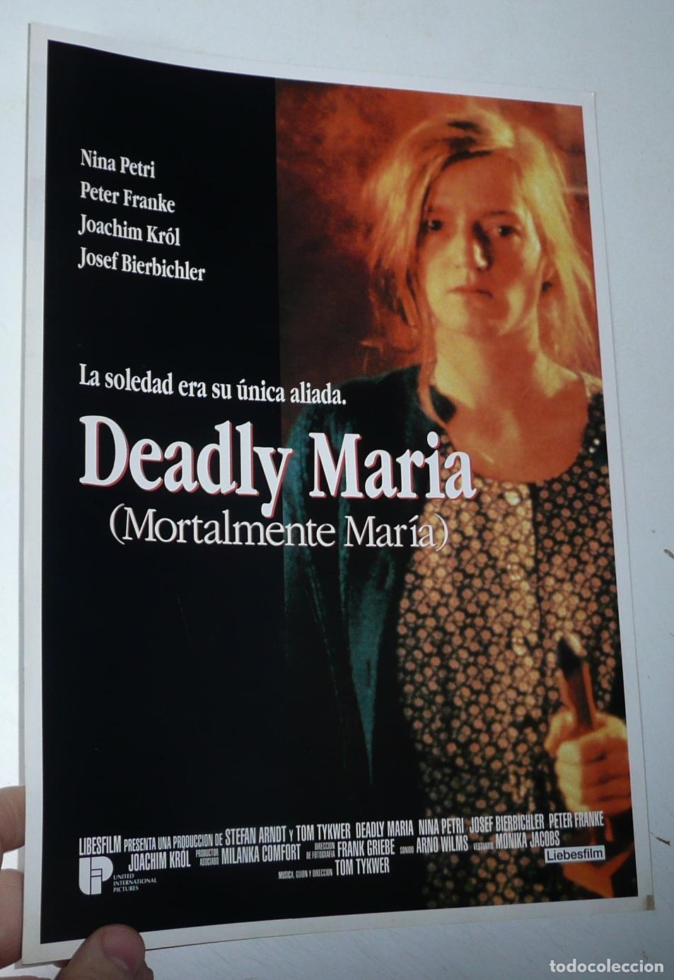 Cine: Deadly Maria (Mortalmente Mar&iacute;a) (Tom Tykwer, 1993) Nina Petri, P&eacute;ter Franke, Joachim Kr&oacute;l