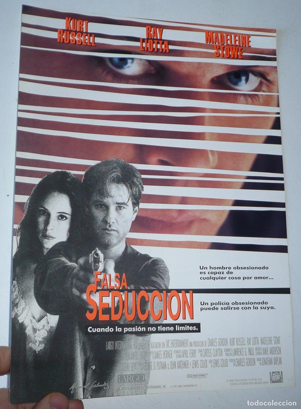 Cine: Falsa seducci&oacute;n (Jonathan Kaplan, 1992) Gu&iacute;a de cine. Kurt Russell, Madeleine Stowe, Ray Liotta