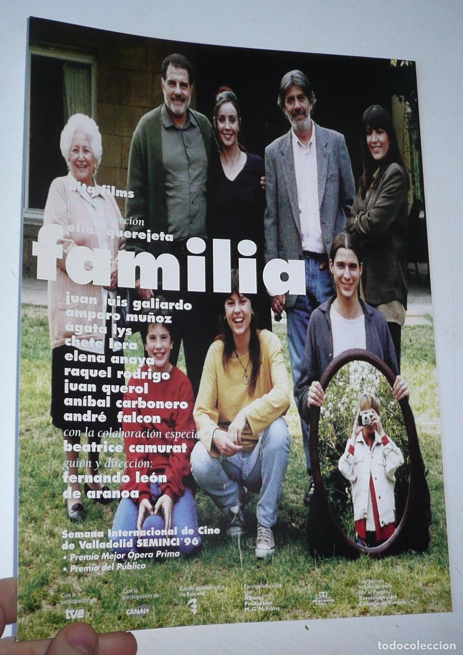 Cine: Familia (Fernando Le&oacute;n de Aranoa, 1996) Juan Luis Galiardo, Amparo Mu&ntilde;oz, &Aacute;gata Lys, Elena Anaya